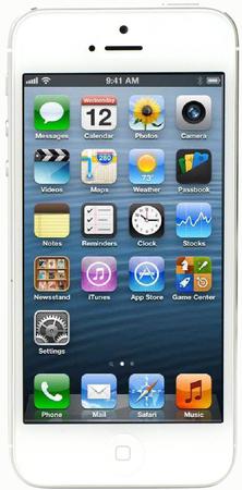 Смартфон Apple iPhone 5 32Gb White & Silver - Альметьевск