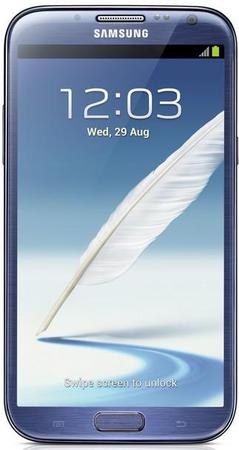 Смартфон Samsung Galaxy Note 2 GT-N7100 Blue - Альметьевск
